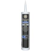 GE Supreme 299-ml White Silicone Sealant for Doors and Windows