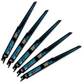 Spyder Bi-Metal Reciprocating Saw Blades - 9-in 6 Teeth - Pack of 5