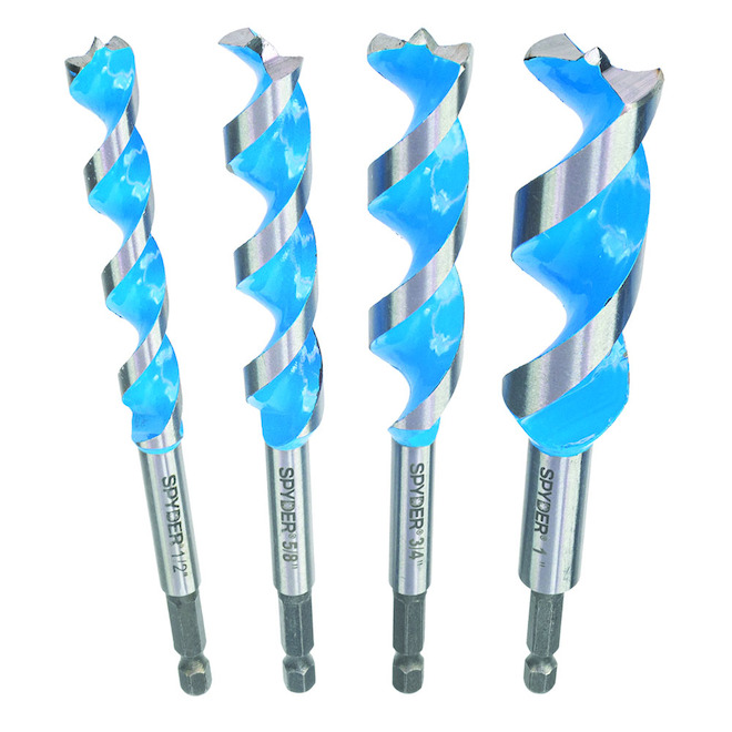 Spyder Stinger HSS Drill Bit 4-Piece Set