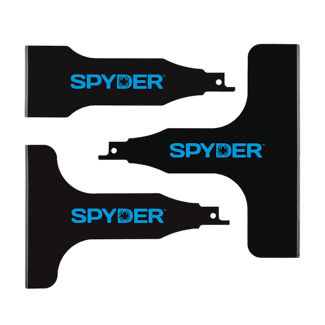 Spyder Reciprocating Saw Steel Scraper Kit - 2-in 4-in 6-in