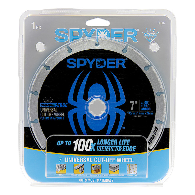 Spyder 7-in Diamond Edge Carbide Circular Saw Blade