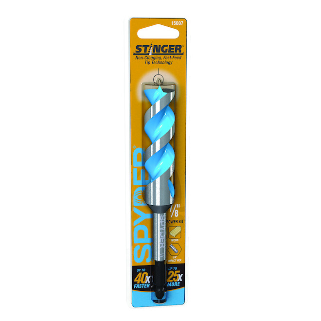 Spyder Stinger Woodboring High-Speed Steel Spade Bit - 1 Bit - 7/8-in x 6.5-in