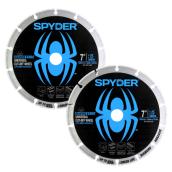 Spyder Diamond Edge 7-in Universal Cut-Off Wheels - Pack of 2