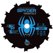 Spyder Tarantula Dado Groove Cutting 8-in Steel Circular Saw Blade - 12 Tungsten Carbide-Tipped Teeth