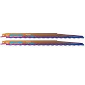 Universal Mach-Blue 2-Pack 12-in - 6 TPI Wood/Metal cutting Reciprocating Saw Blades