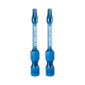 Embouts de tournevis à percussion carrés T15 Mach-Blue de Spyder, acier, 1/4 x 2 po, 2 mcx