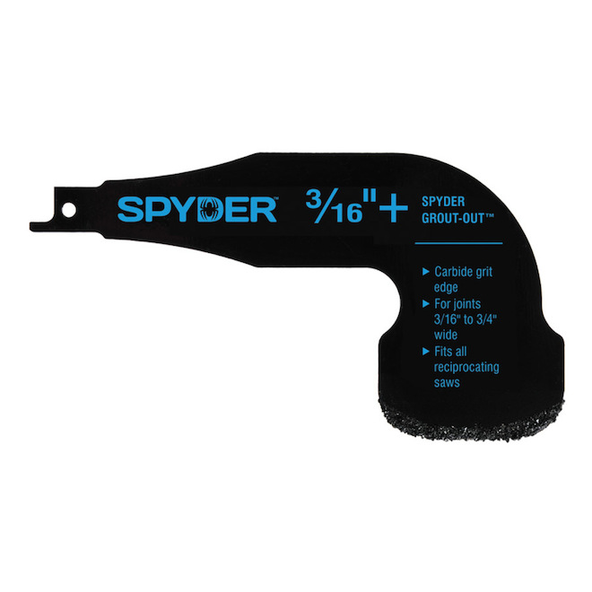 Spyder 1-Pack Reciprocating Saw Grout Removal Tool Attachment