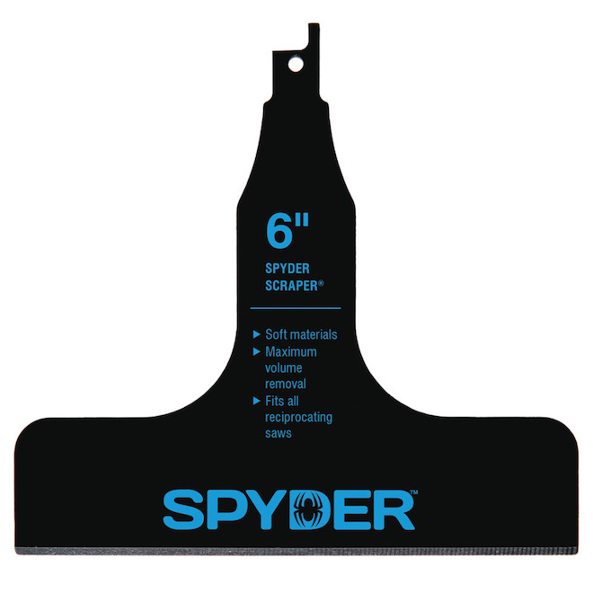 Spyder 1 Pack Reciprocating Saw Scraper Attachment 6 in 00321 RONA