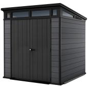 Keter Cortina Storage Shed in Evotech Composite 7 x 7-ft - Black