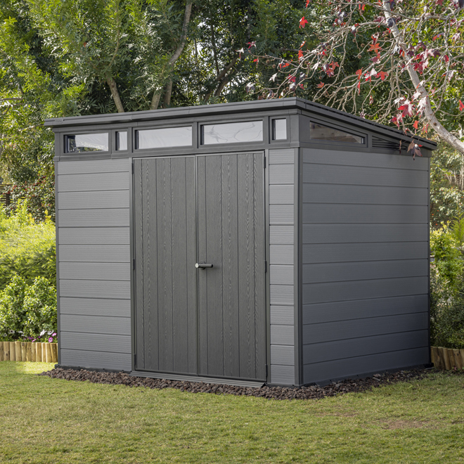 Keter Cortina 97 Storage Shed in Evotech Composite 7 x 9-ft