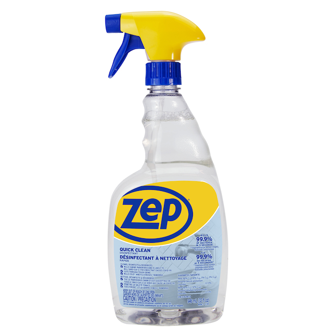 Produit désinfectant Zep en bouteille de 946 ml avec pulvérisateur