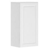 Eklipse Wall Kitchen Cabinet with 1 Door - Cristal Collection - 15-in - White