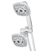 Oxygenics Rogue Polished Chrome - 80-Settings Shower Head and Handheld Shower Combo (1-Pack)