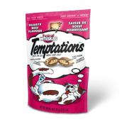 Gâteries pour chat Temptations, saveur de boeuf, 85 g