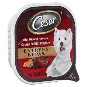 Repas humide à saveur de filet mignon pour petits chiens