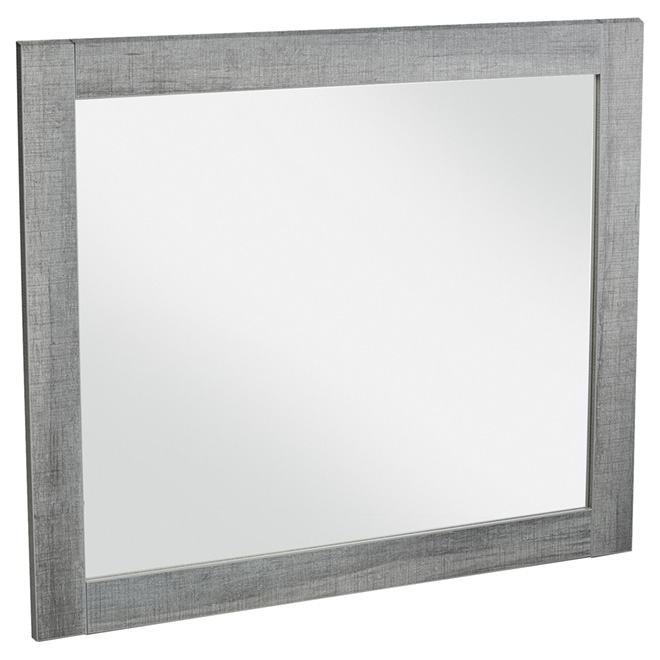Wall Mirror -35 1/2" x 29 1/2" - Blue Grey