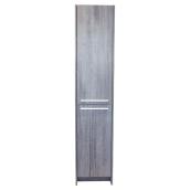 Armoire à linge à 2 portes et 5 tablettes, 75