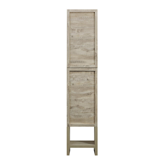 Countryside Linen Cabinet - 2 Doors/7 Shelves - 75" - Wood Color