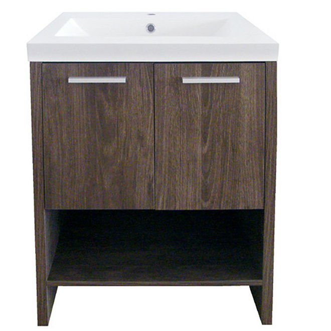 "Relax" Vanity - 24 1/4 X 21 1/4 X 33 1/2" - Alamo Oak