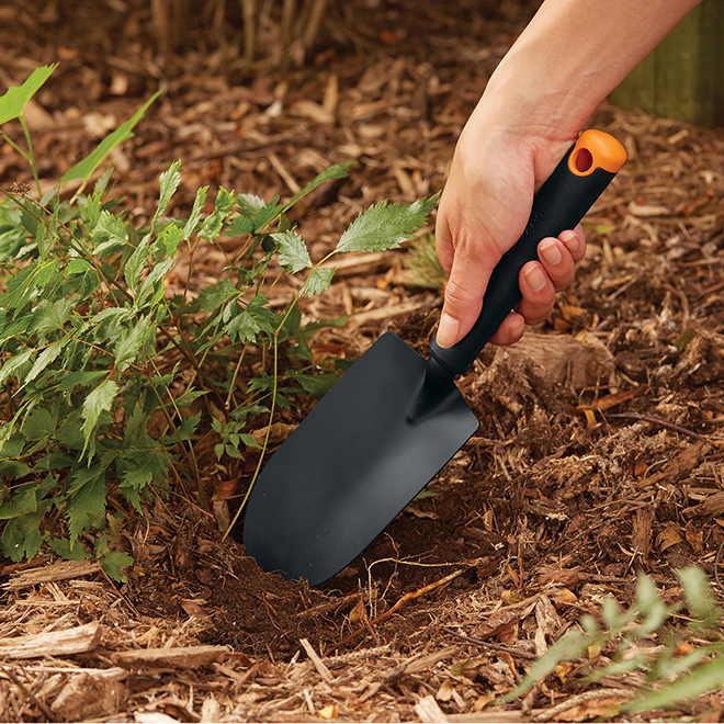 Garden Trowel - 200S Series - Steel - Black/Orange