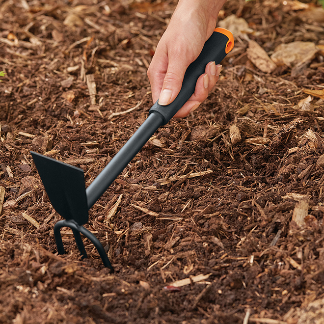 Cultivator Hoe - 200S Series - Steel - Black/Orange