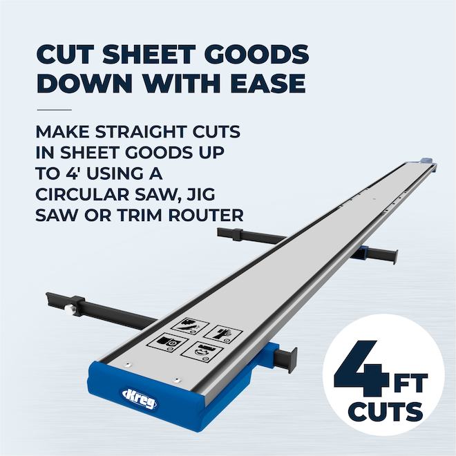 Kreg 4-ft Aluminum Straight Edge Guide