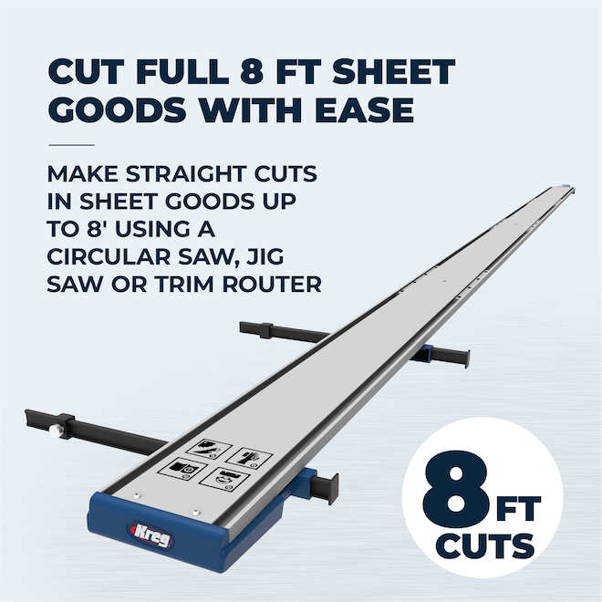 Kreg 8-ft Aluminum Straight Edge Guide