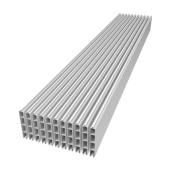 Planches de clôture Barrette en vinyle de 6 pi x 2 pi x 1 po, paquet de 12