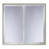 Fenêtre coulissante isolante Supervision, cadre en bois, vinyle blanc, 22 po l. x 45 1/2 po H.
