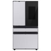 Réfrigérateur Samsung Bespoke, 22,5 pi³, 4 portes, profondeur de comptoir (inox résistant aux empreintes)