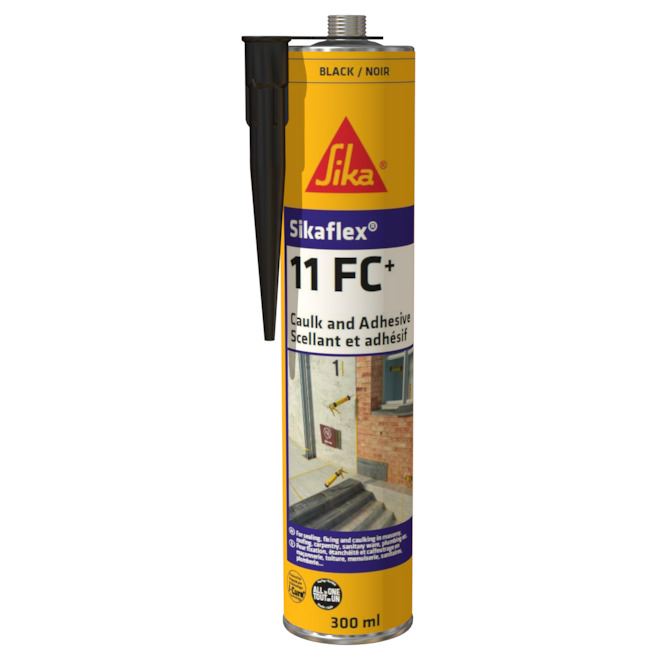 Sika Black Caulk and Adhesive FC+, 300 ml