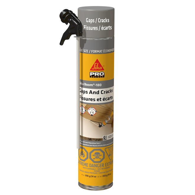 Sika Boom-180 1-in Gaps and Cracks Polyurethane Foam - 690-g