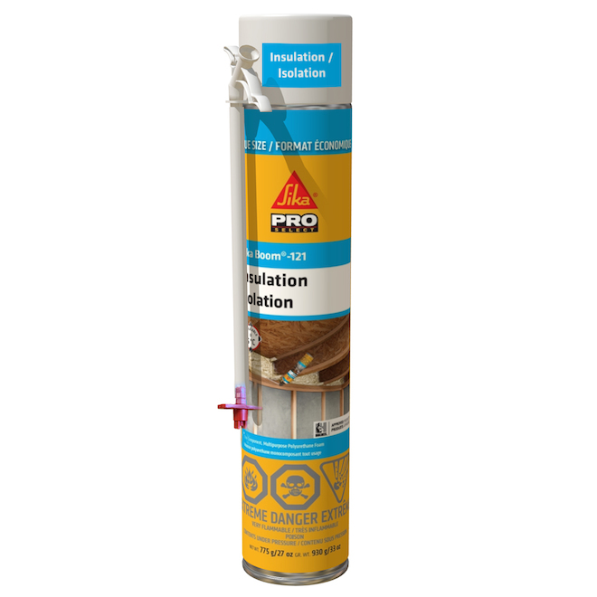 Scellant en mousse Sika Boom-121 pour isolation, 27 oz