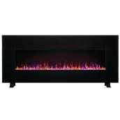 Napoleon 400 ft² Black 50 x 20.5-in Electric wall-mounted Fireplace with Bluetooth Speaker