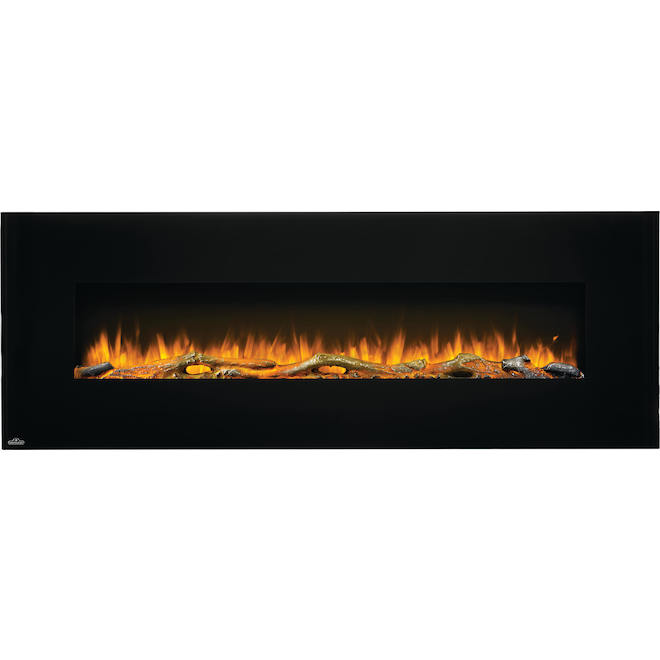 Napoleon Wall-Mounted Electric Fireplace - 60-in - 400 sq. ft. - 750W/1500W - Black