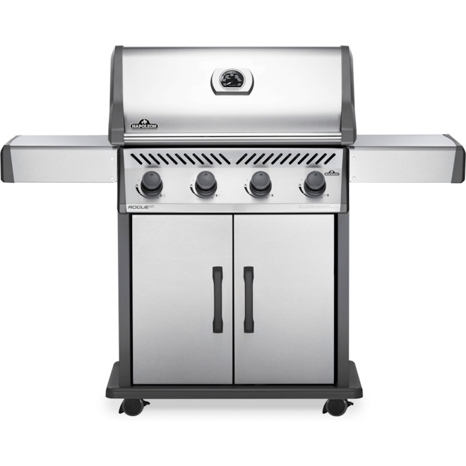 Image of Napoleon | Xt 525 Stainless Steel 4-Burner Natural Gas Grill With Smoker Box, 48 000 Btu | Rona