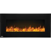 Napoleon 42 x 20-in Black 1500W Electric Wall-Mounted Fireplace