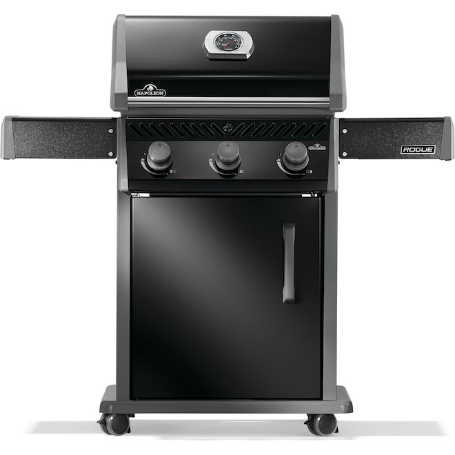 Napoleon Rogue 425 Propane Gas Grill with 3 Burners 42 000 BTU - Black