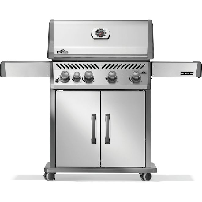 Napoleon Rogue Natural Gas Grill with 4 Burners 57 000 BTU - Stainless Steel