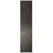 Planches de vinyle noires True Grout d'Elevation par Quickstyle, aspect pierre noire, 18 po l. x 36 po L.