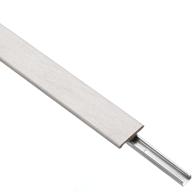 VINYLE Quickstyle Floor Transition Moulding Vinyl White Pine 1 3/