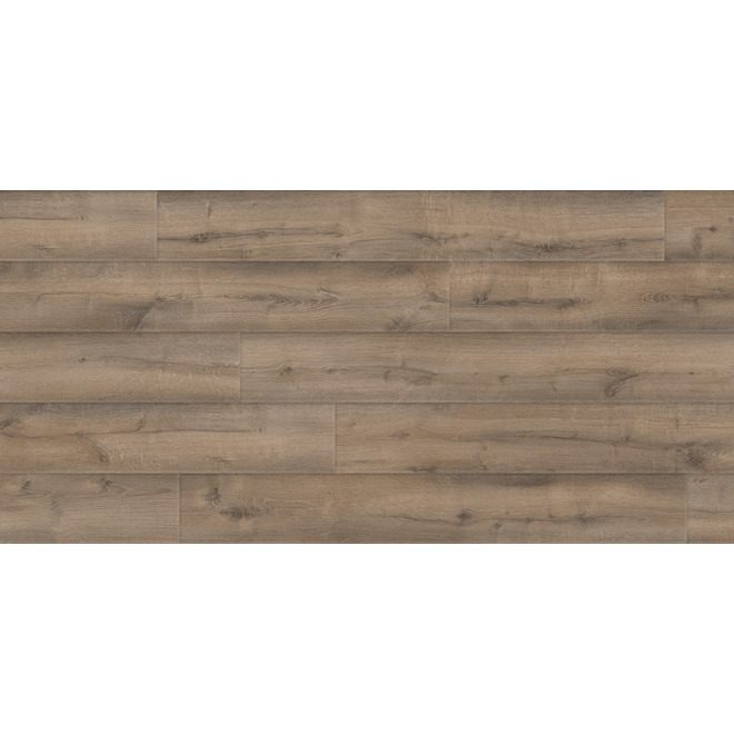 Quickstyle 7.6-in x 54.45-in x 12-mm Earth Oak Laminate Flooring - 17.24-ft²/Box
