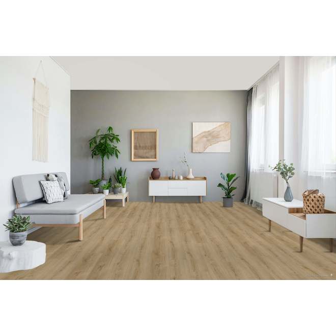Quickstyle Mont Blanc 12-mm Laminate Flooring 7.68 x 47.32-in - Monza Oak - 20.18-sq.ft/Box