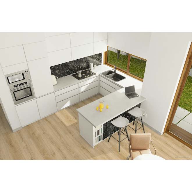 Quickstyle Mont Blanc 12-mm Laminate Flooring 7.68 x 47.32-in - Monza Oak - 20.18-sq.ft/Box
