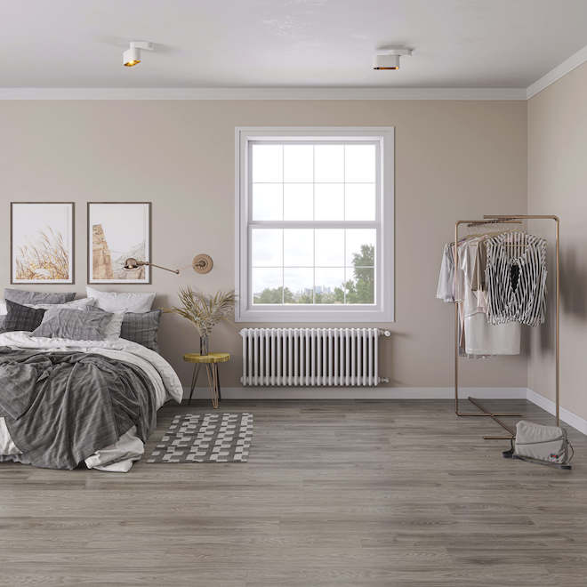 Quickstyle Mont Blanc 12-mm Laminate Flooring 7.68 x 47.32-in - Nordic Oak - 20.18-sq.ft/Box