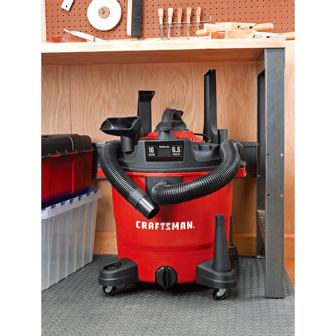 Craftsman 120 V 16-Gal. 6.5 HP Corded Portable Wet/Dry Shop Vacuum