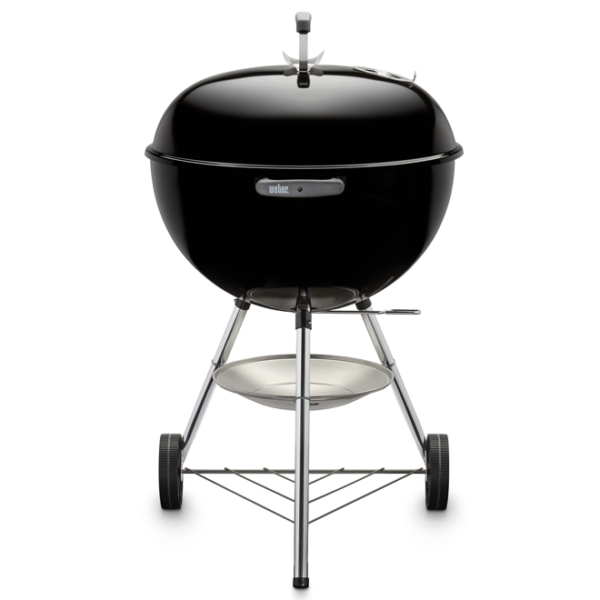 Barbecue au charbon de bois Weber Original 22,5 po de style marmite noir par Weber, 363 po²