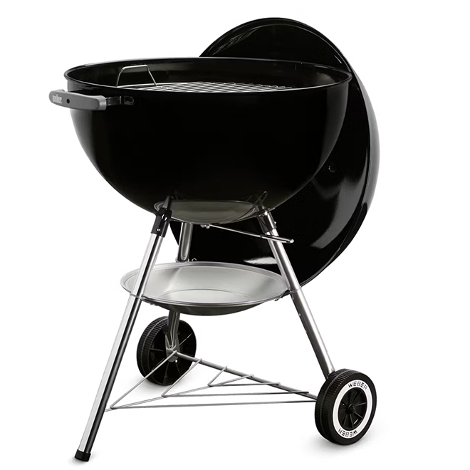 Weber Original 22.5-in Black Kettle Charcoal Barbecue, 363-sq. in.