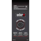 Weber 100% Natural Hardwood Charcoal Briquettes - 20 lb Bag