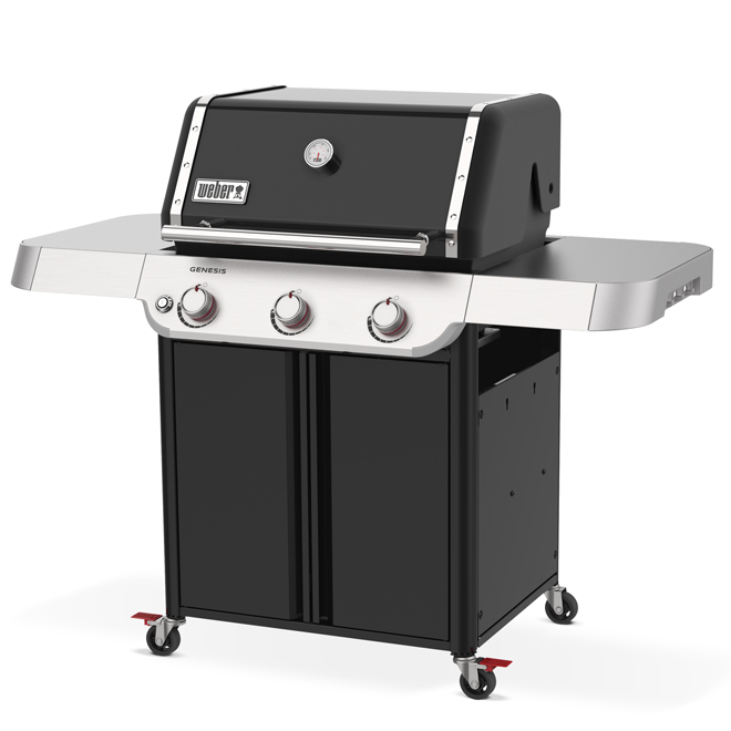 Weber Genesis E-315 39,000-BTU Stainless Steel 3-Burner Propane Gas Gril - Black